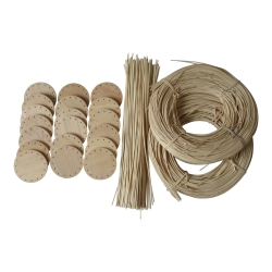 Korbflechtset 10cm Boden, 10 Stück