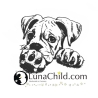 Stickdatei Boxer Whisky Hund realistisch Lunachild