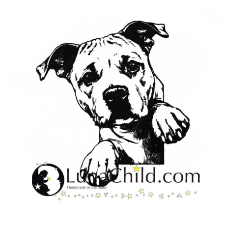 Stickdatei American Staffordshire Bessy Hund