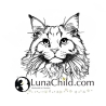 Stickdatei Maine Coon Katze Erni realistisch