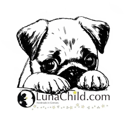 Stickdatei Mops Welpe Jill Hund realistisch