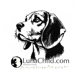 Stickdatei Beagle Dean Hund realistisch Lunachild