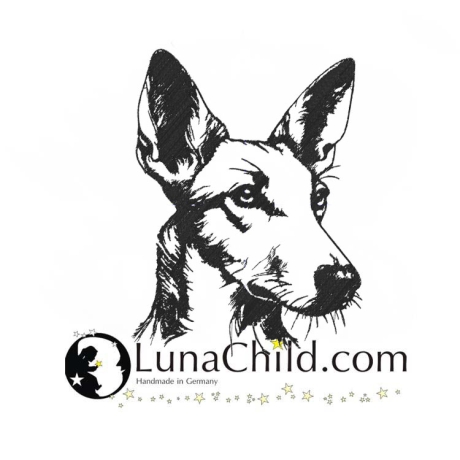 Stickdatei Podenco Canarico Swen Hund realistisch