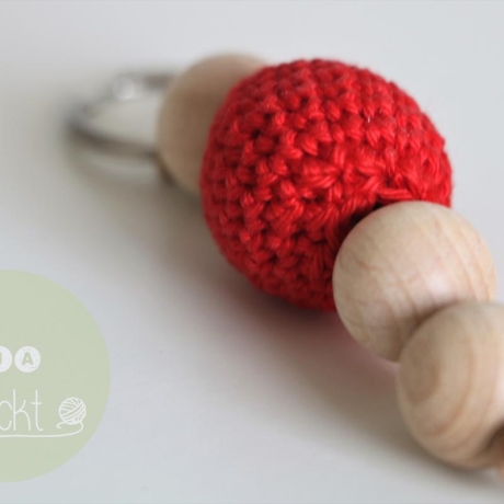 Schlüsselanhänger  ✭  tomate (rot)