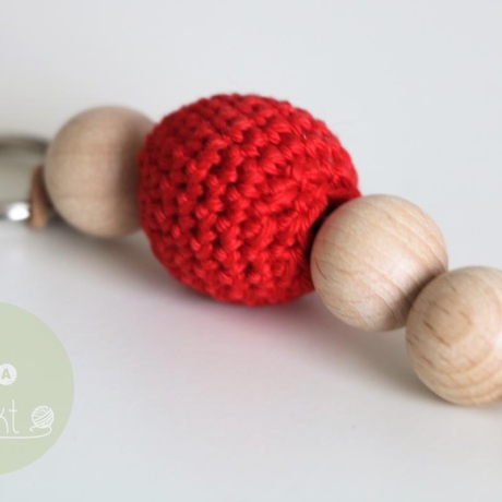 Schlüsselanhänger  ✭  tomate (rot)