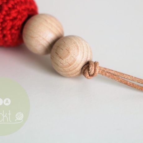 Schlüsselanhänger  ✭  tomate (rot)