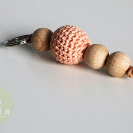 Schlüsselanhänger  ✭  aprikose