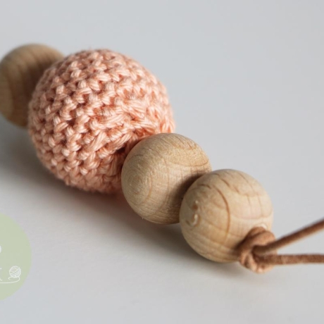 Schlüsselanhänger  ✭  aprikose