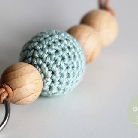 Schlüsselanhänger  ✭  reseda (mint)