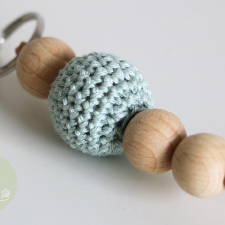 Schlüsselanhänger  ✭  reseda (mint)