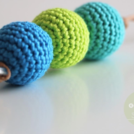 Schlüsselanhänger  ✭  capri - limone - jade