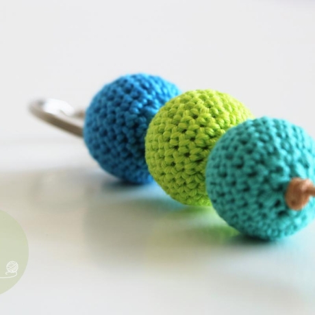 Schlüsselanhänger  ✭  capri - limone - jade