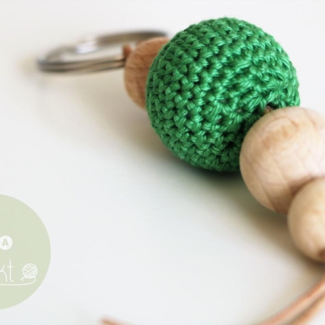 Schlüsselanhänger  ✭  moos (grün)