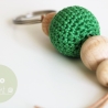 Schlüsselanhänger  ✭  moos (grün)