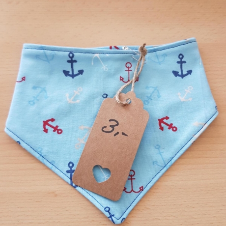 Halstuch blau mit Ankern