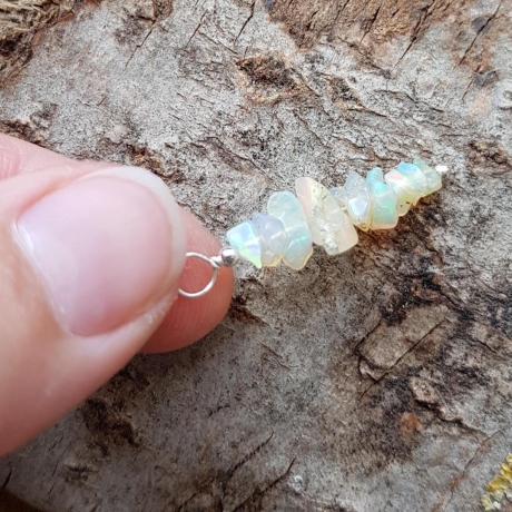 Welo- Opal Anhänger, Kettenanhänger, 925 Silber