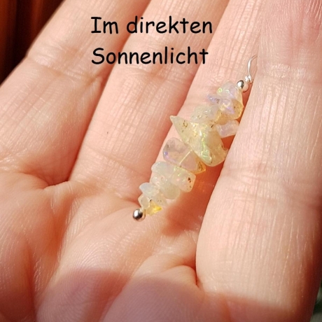 Welo- Opal Anhänger, Kettenanhänger, 925 Silber