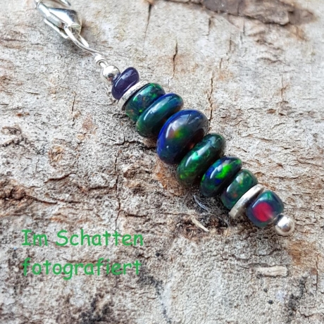 Welo- Opal Anhänger, Kettenanhänger, 925 Silber