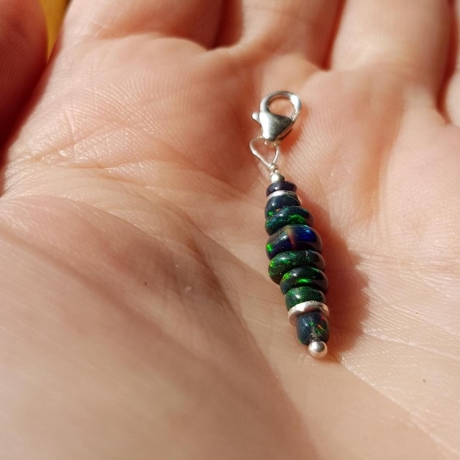 Welo- Opal Anhänger, Kettenanhänger, 925 Silber