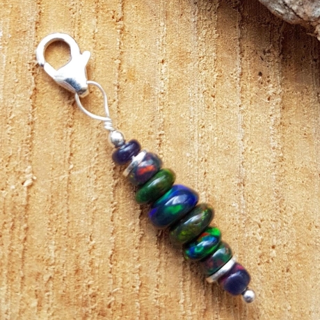 Welo- Opal Anhänger, Kettenanhänger, 925 Silber