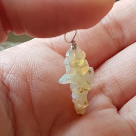 Welo- Opal Anhänger, Kettenanhänger, 925 Silber