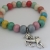 Einhorn Fantasy Geschenk Kinder Armband Holzperlen bunt