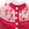 Strickjacke Kinder in Pink Größe 98/104