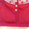 Strickjacke Kinder in Pink Größe 98/104