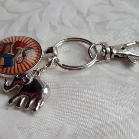 Schlüsselanhänger Zirkus Elefant Éléphant