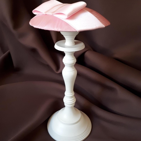 Fascinator Kopfschmuck Hut Braut Rosa Maud