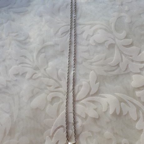 Kette mit Cabochon Anhänger Frau Madame Vintage Stil