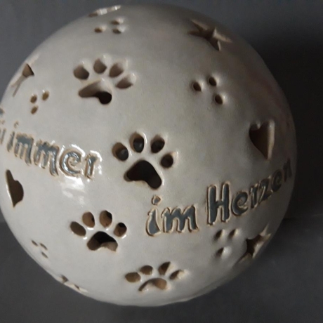 Namenslampe Erinnerung für Hunde Katze Grabstein für Tiere