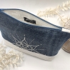 handbestickte Kosmetiktasche Mandala 