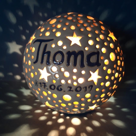 Namemslampe Geburtslampe mit Name Kinderzimmerlampe Geburtslampe