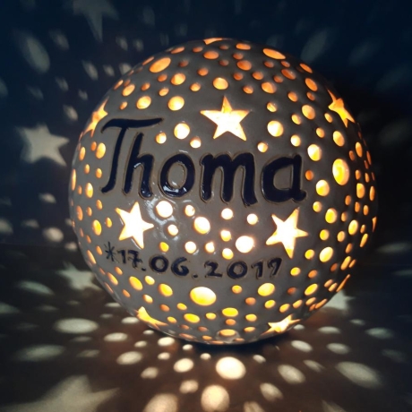 Namemslampe Lampe mit Name Kinderzimmerlampe Geburtslampe