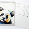 Aquarell Kunstdruck Postkarte *Panda*