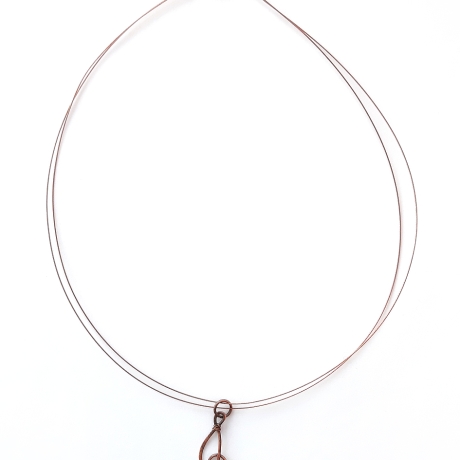 Kette aus Kupferdraht *Violinschlüssel*