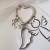 Flügel Engel Schlüsselanhänger mit Initialen Geschenk Frauen