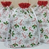 Schönes 3er Set Weihnachtssäckchen in weiß/rot/grün