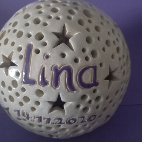Namemslampe Geburtslampe mit Name Kinderzimmerlampe Geburtslampe