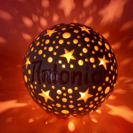 Namemslampe Geburtslampe mit Name Kinderzimmerlampe Geburtslampe