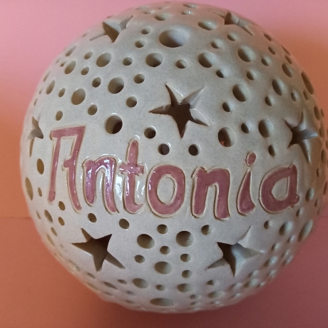Namemslampe Geburtslampe mit Name Kinderzimmerlampe Geburtslampe