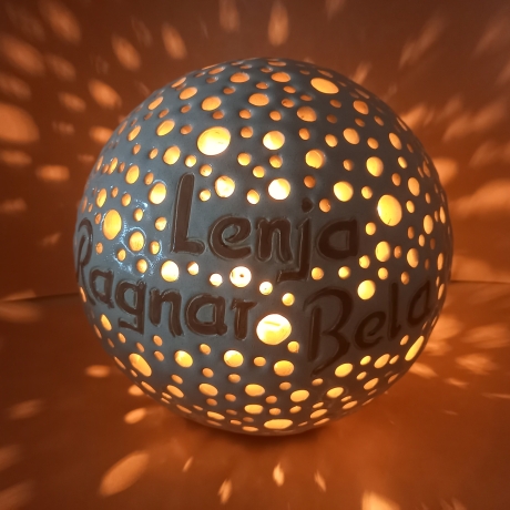 Namemslampe Geburtslampe mit Name Kinderzimmerlampe Geburtslampe
