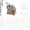 Blumenbrief Stickdatei – Romantisches Umschlag-Motiv mit Blüten