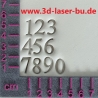 Tonstempel Buchstaben Set - Schreibmaschinen Schrift - Tonstempel