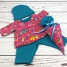 Shirt Hose Mütze Schultüte Kleidung passend für Puppen 43 cm Neu