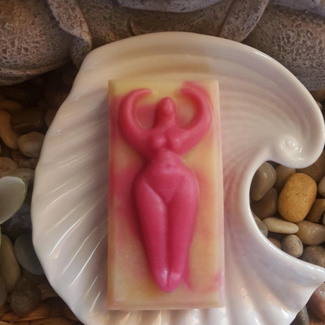 Neumond „pink goddess“ Avalon Göttin Bio Duschseife vegan