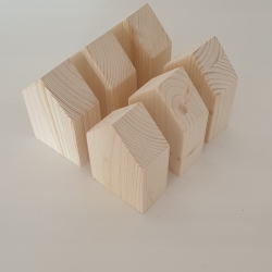 Deko Holzhäuschen im 6 er Set Natur, Deko Holzhaus, Holzhäuser Deko Holzhäuschen im 6 er Set Natur, Deko Holzhaus, Holzhäuser