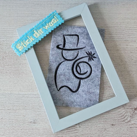 6x Stickdatei Schornsteinfeger Stabdatei Einzelmotive Mugrug