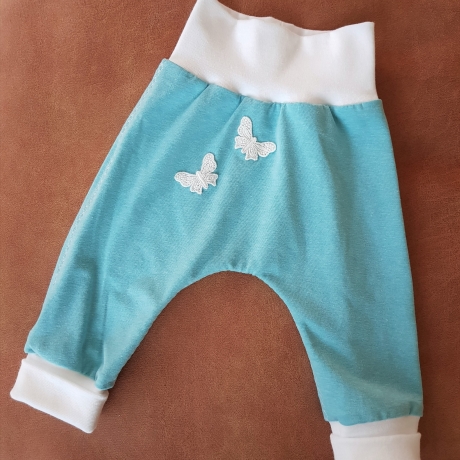 Hose Babyhose Jogging Größe 56-62 türkis